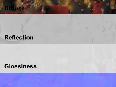 Ancient Chinese Wooden Dragon Sculpture 3d scan 3D model