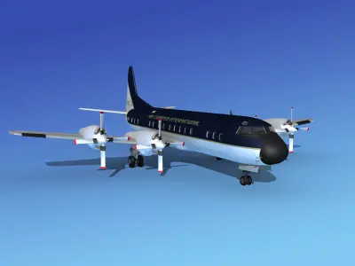 Lockheed L-188 Electra HP Air Charter Intl  3D model