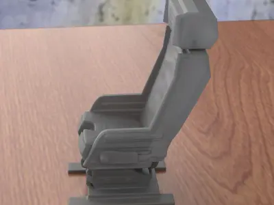 Fighter Jet Pilot Seat 3D print model