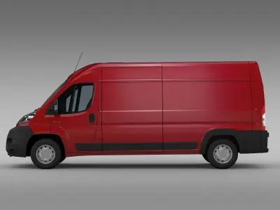 Citroen Relay Van L3H2 2006-2014 3D model