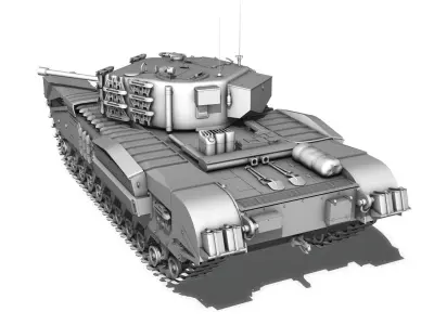 Churchill MK IV  3D model