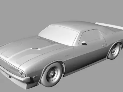 Dodge Challenger 1970 Free 3D model