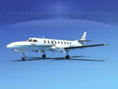 Swearingen SA226 Metroliner Trans Northern 3D model