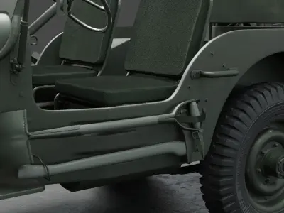 Jeep Willys MB 1942 3D model