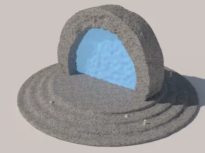 Dimensional Rock Portal 3D model
