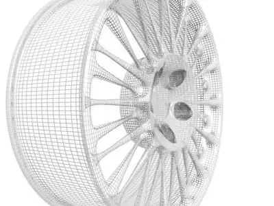 Wheel Rim 3D model 17