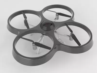 Generic Quadcopter Drone 3D model