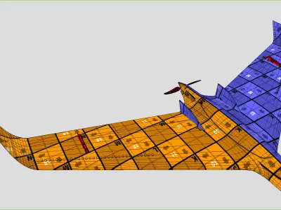 Optera 2000 Horizon Low-poly 3D model