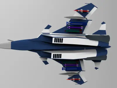 Dw-95 Aircraft model 3D model
