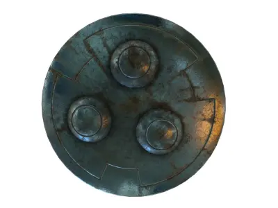 Low Poly Animated UFO With PBR Material Low-poly 3D model