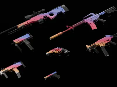 CS2  Fade Collection 3D model