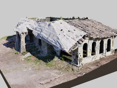 Abandoned-Soviet-Base-Building-3 3D model
