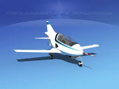 Bede BD-5J Microjet V02 3D model