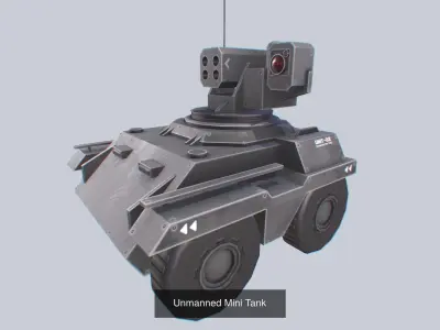 Unmanned Mini Tank collection 