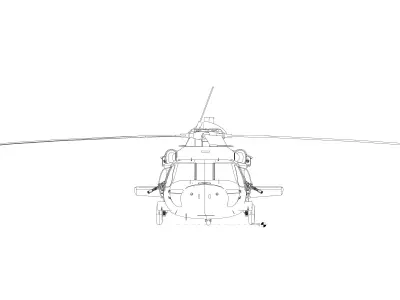 MH60J Black Hawk MODEL REVIT 2023 3D print model