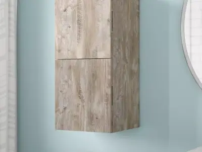 Royetta Wall Mounted Linen Cabinet Free 3D model