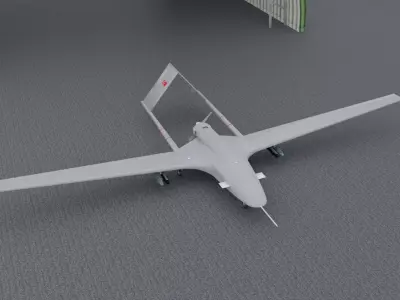 Bayraktar TB2 High detailed 3D model