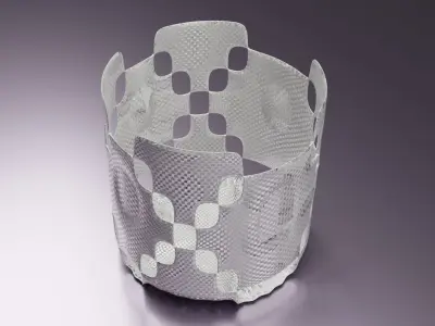 Vase 1 with pattern of dots Free 3D print model