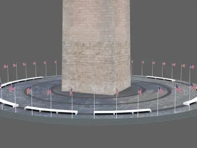 Washington Monument 3d Model 3D model