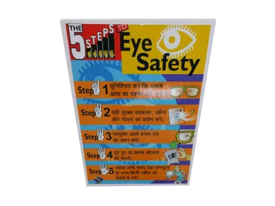 Eye Safety Low-poly 3D model