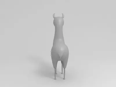 Llama Character Free 3D model