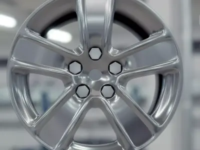 Car rim for tire 3D model