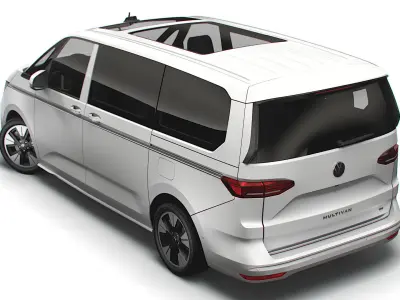 Volkswagen T7 Multivan TDI Long 2023 3D model