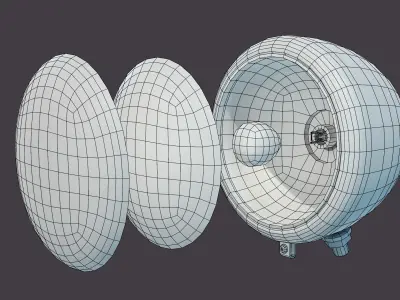 Searchlight FG-16E Low-poly 3D model