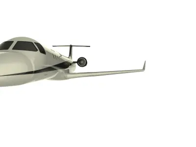 Private JET ERJ 145-XR 3D model