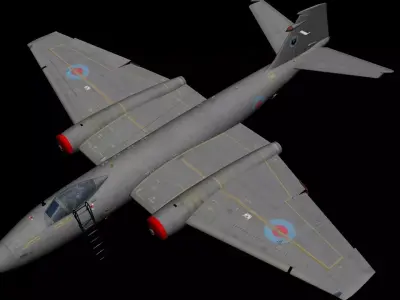 Canberra PR9 3D model