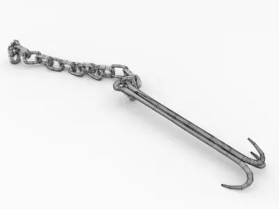 Grappling Hook 3D model