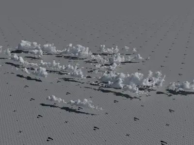 VDB Cumulonimbus Cloud Field 6  3D model