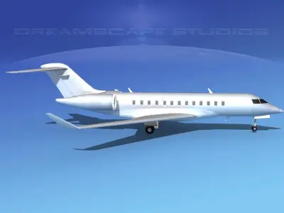 Global Express 6000 Bare Metal 3D model