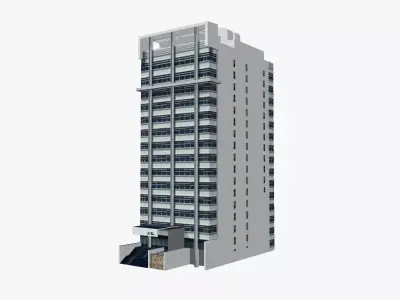 179 North Quay Low-poly 3D model