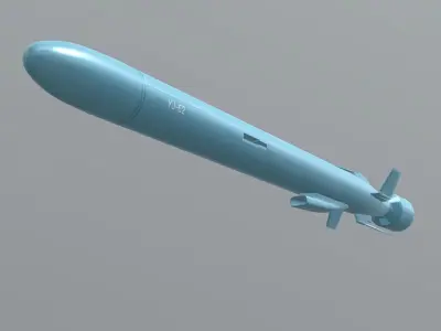 YJ-62 Chinese Anti-Ship Cruise Missile 3D model