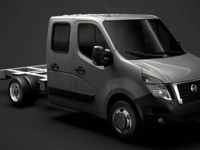 Nissan NV400 CrewCab DW E20 Chassis 2020 3D model