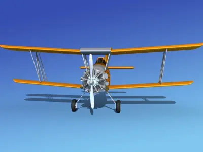 Grumman G-164 AgCat V07 3D model