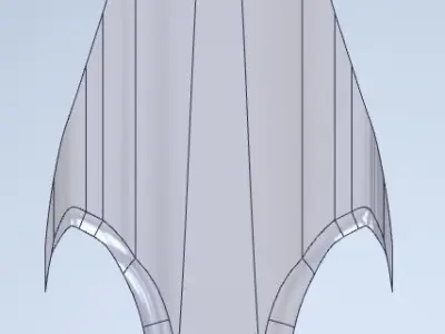 Ferrari spaceship 3D print model