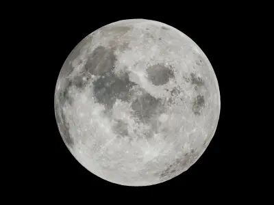 Moon 3D Model Low-poly 3D model