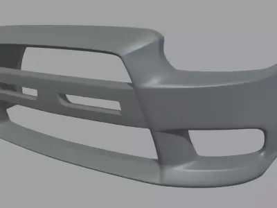 Front Bumper Mitsubishi Lancer Evolution Low-poly 3D model