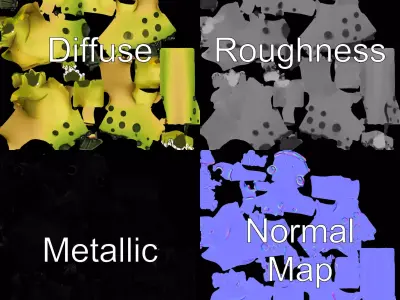 Playful Dinosaur Character model pack Low-poly 3D model