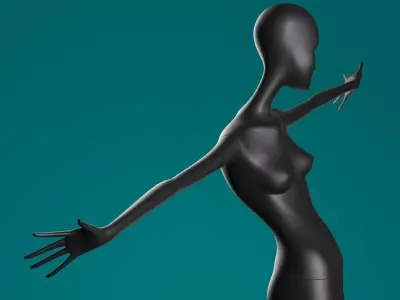 Mannequin 608 coll60 3D model