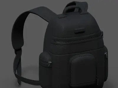 Backpack Camping Generic military combat  Low-poly 3D model