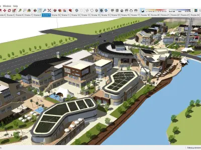 Sketchup Shopping Center V5 3D model