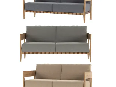 Garden Sofa Free 3D model