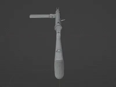 Sten Mk5 Low-poly 3D model