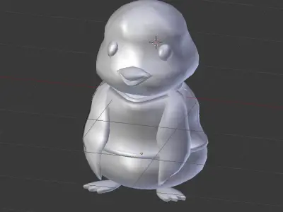 Penguin Friend 3D model