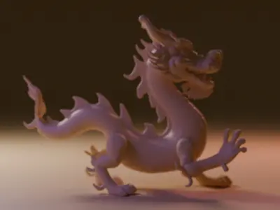 chinese dragon 3D print model