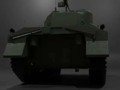 M4 Sherman Medium Tank Free 3D model