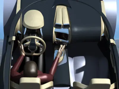 Tuatara interior Free 3D model